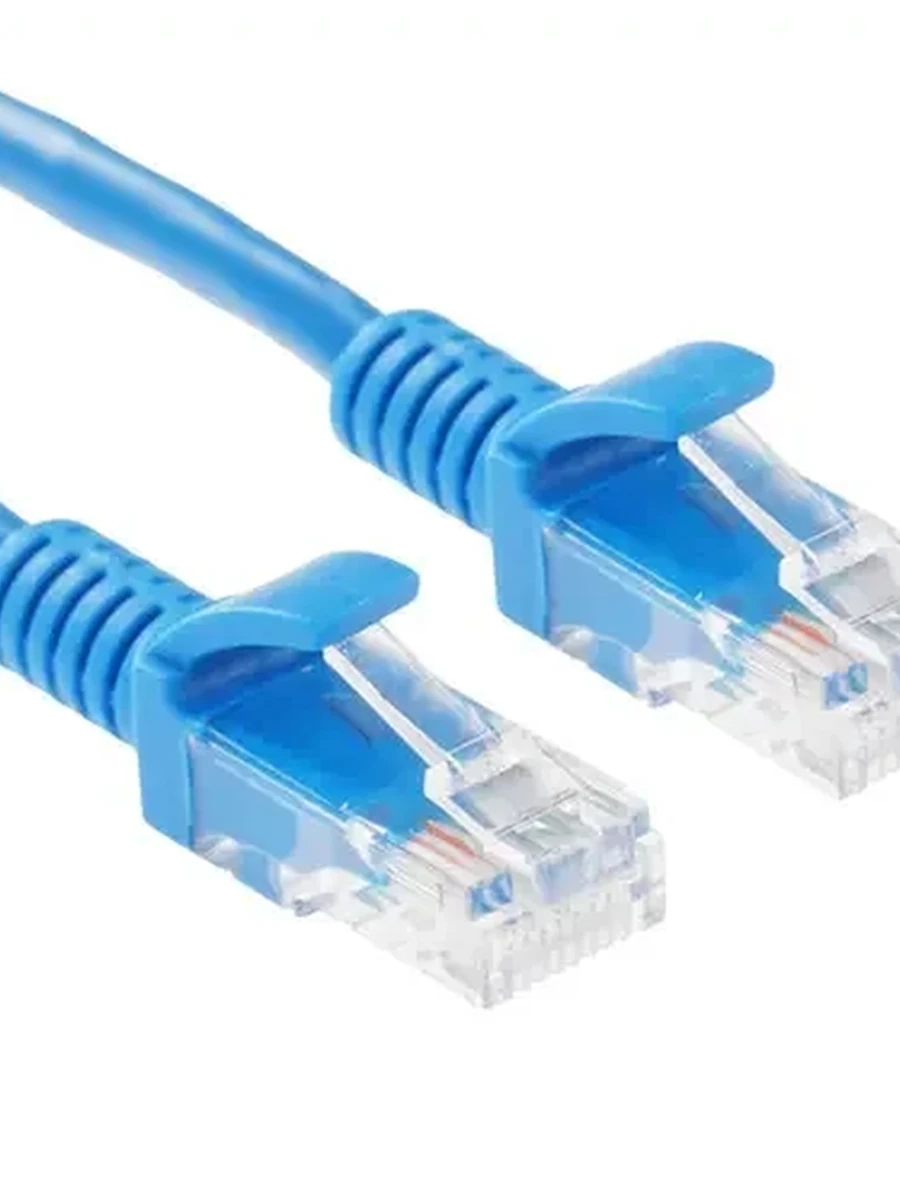 Патч-корд ExeGate UTP-RJ45-RJ45-5e-0,3M-BL, UTP, cat.5e, 0.3м, синий