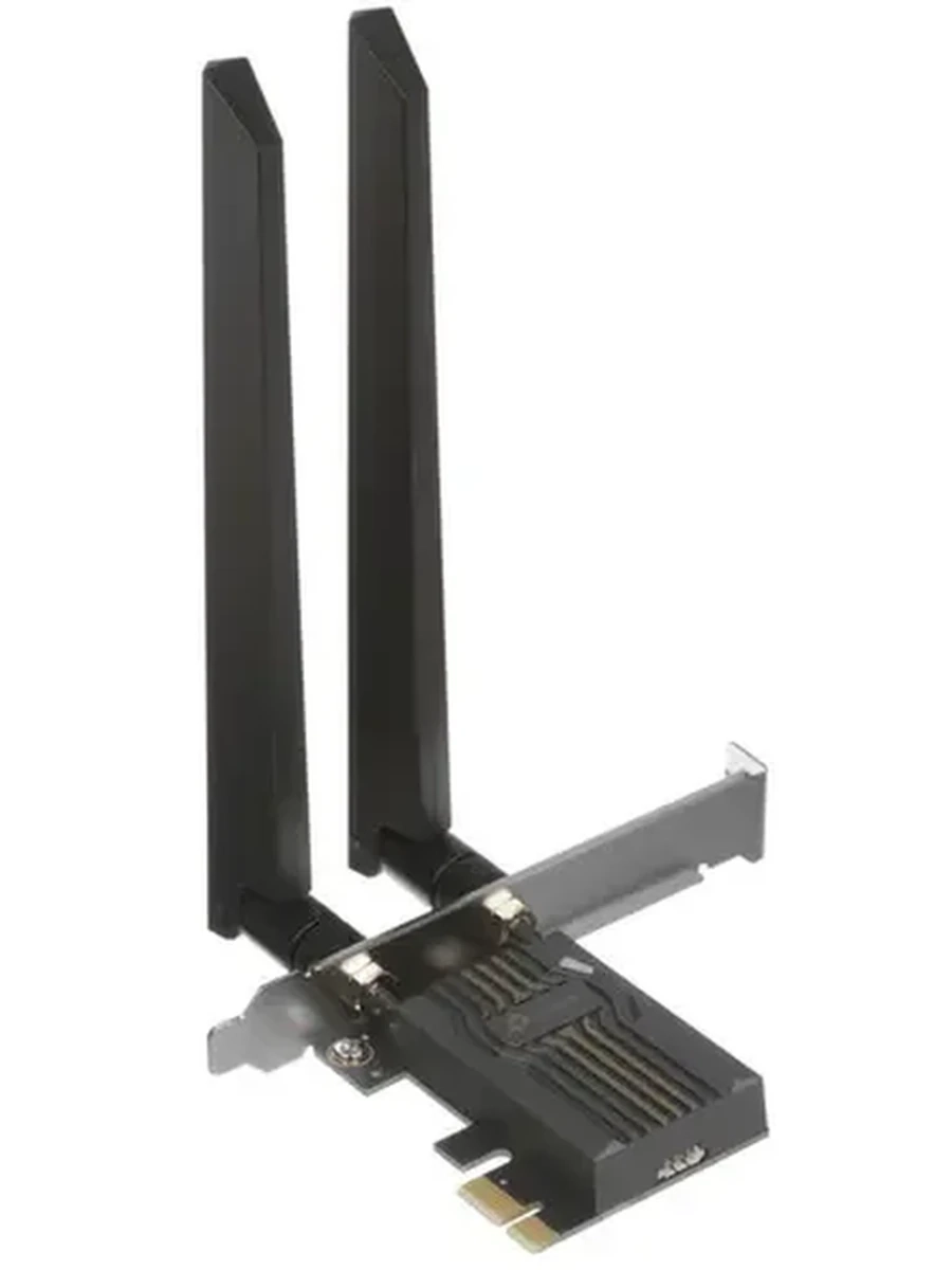 Wi-Fi адаптер + Bluetooth TP-Link Archer TBE400E [PCI-E, 4 (802.11n), 5 (802.11ac), 6 (802.11ax), 7 (802.11be), 6452 Мбит/с, 2.4 ГГц, 5 ГГц, 6 ГГц, ан