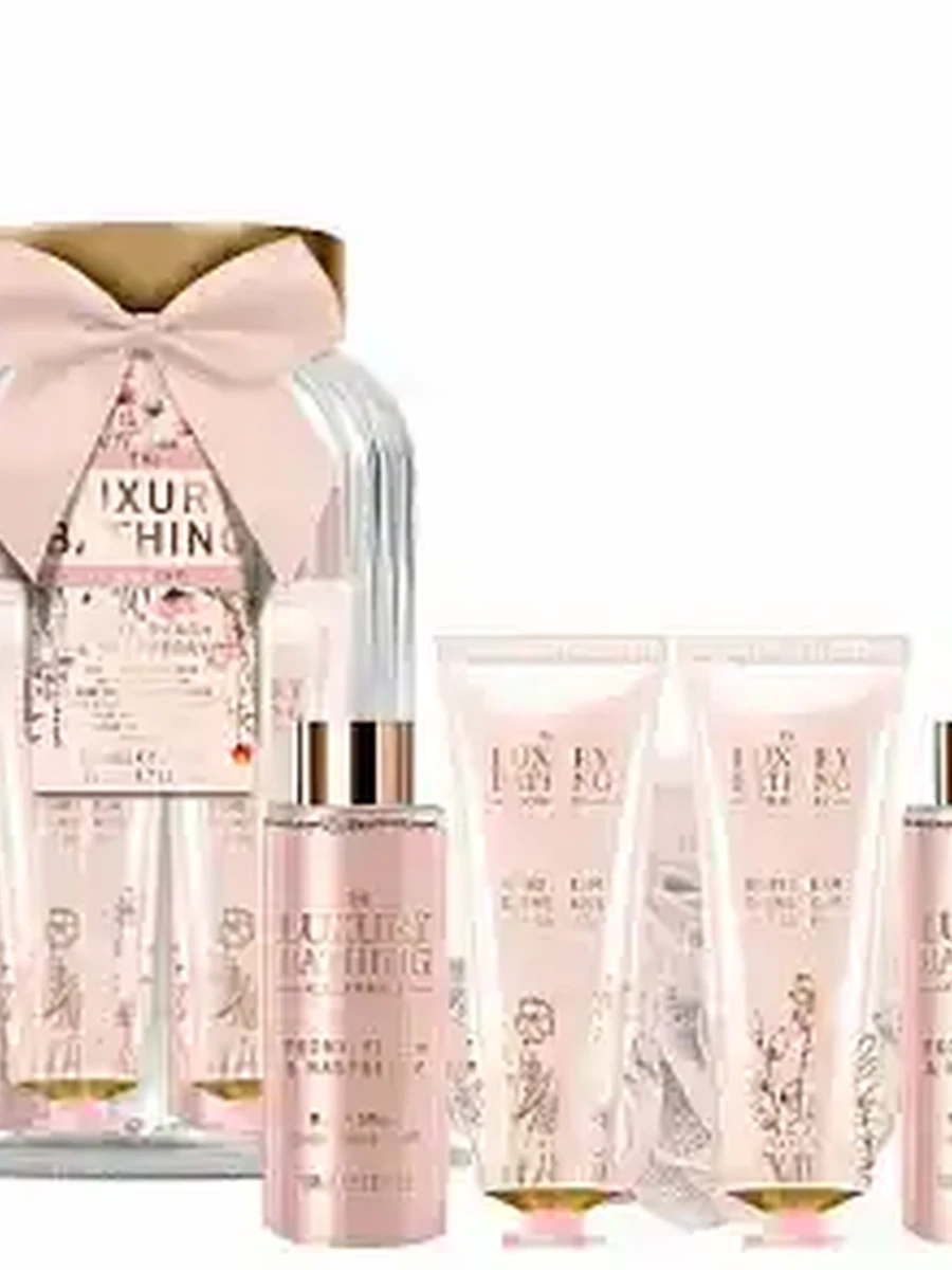 LUXURY BATHING PEONY PEACH&RASPBERY SET