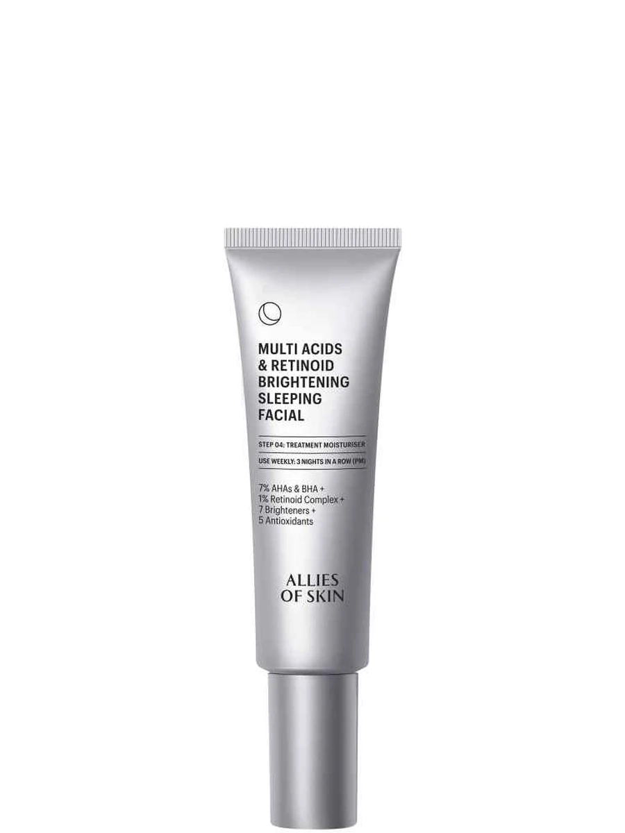 ALLIES OF SKIN MULTI ACID&RETINOID BRIGHTENING SLEEPING FACIAL CREAM 48ML