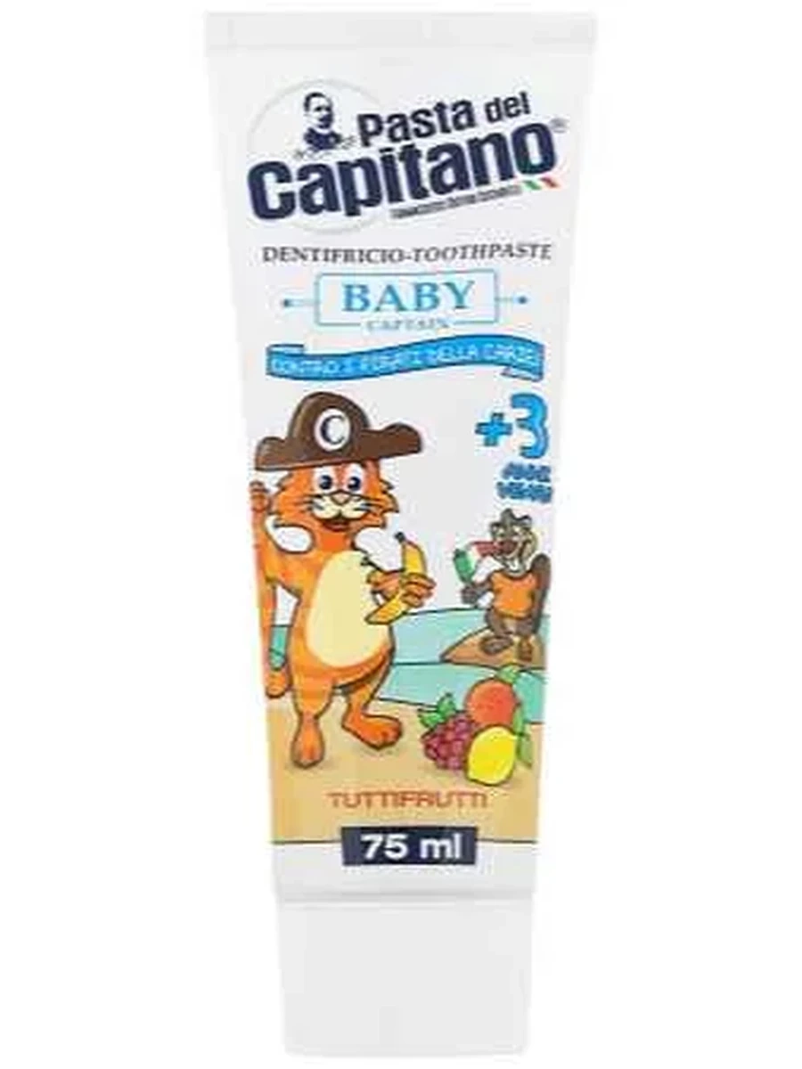 PASTA DEL CAPITANO BABY +3 TUTTIFRUTTI 75ML