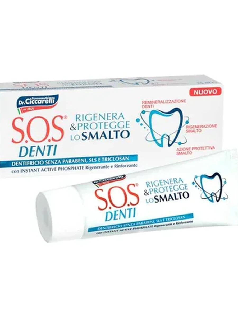PASTA DEL CAPITANO S.O.S DENTI ENAMEL 75ML