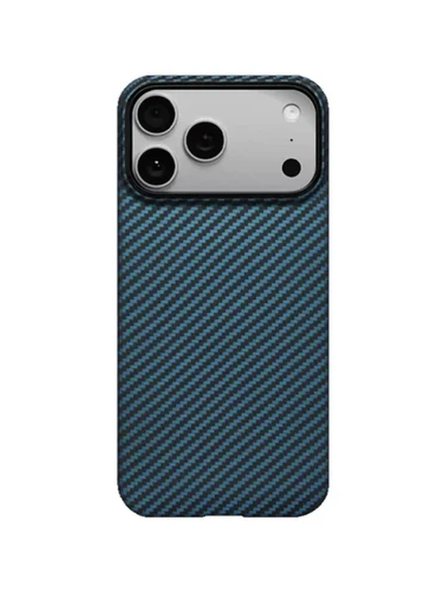 Pitaka чехол ультра-тонкий MagSafe 17 Pro Max Black/Blue