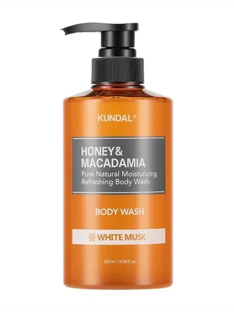 Honey & Macadamia Body Wash White Musk 500ml