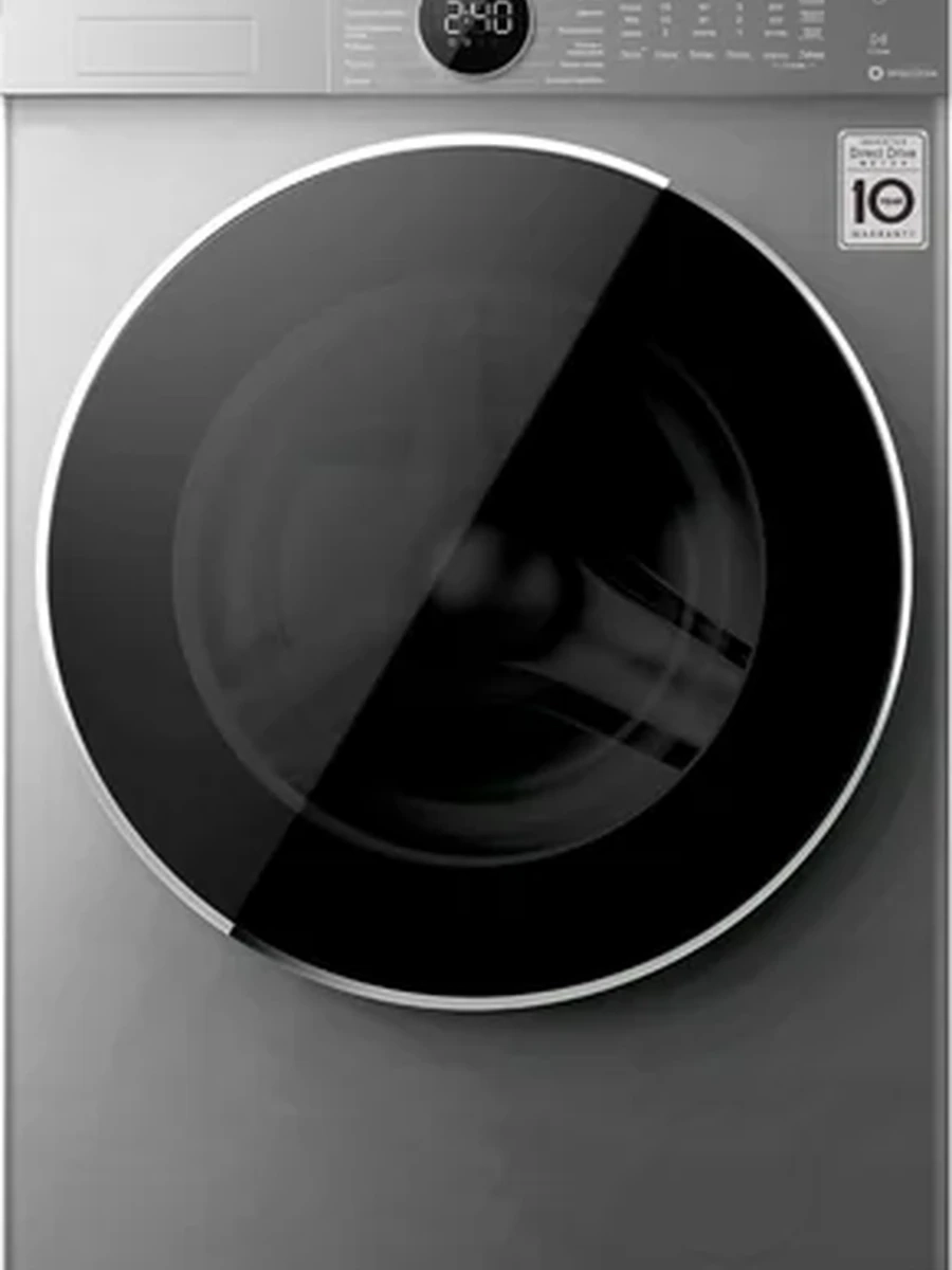 OVIO OWM-100T5DS 10КГ, СЕРЫЙ, DD ПРЯМОЙ ПРИВОД, AI УМНАЯ СТИРКА