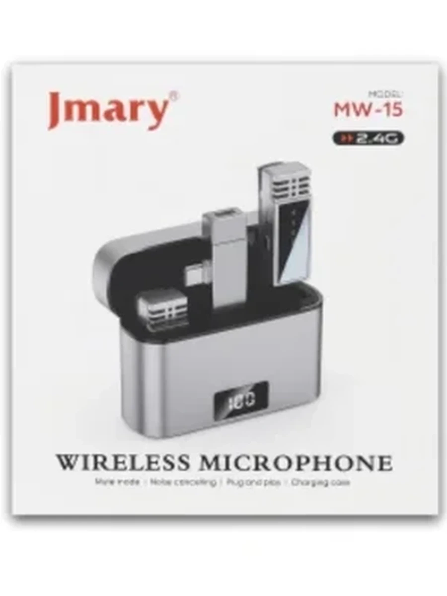 Беспроводная петличная микрофонная система Jmary MW-15.