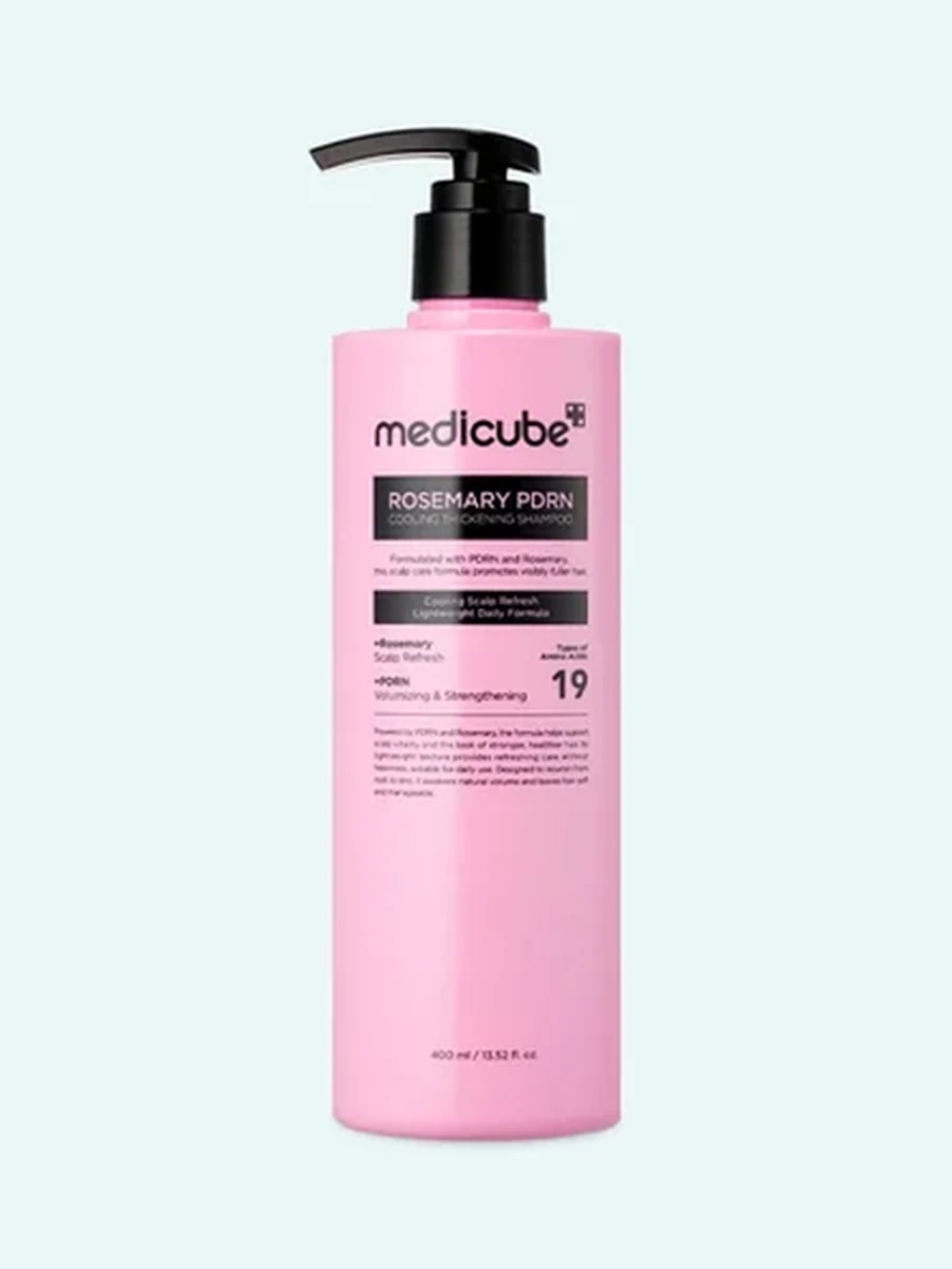 Укрепляющий охлаждающий шампунь Medicube Rosemary Pdrn Cooling Thickening Shampoo