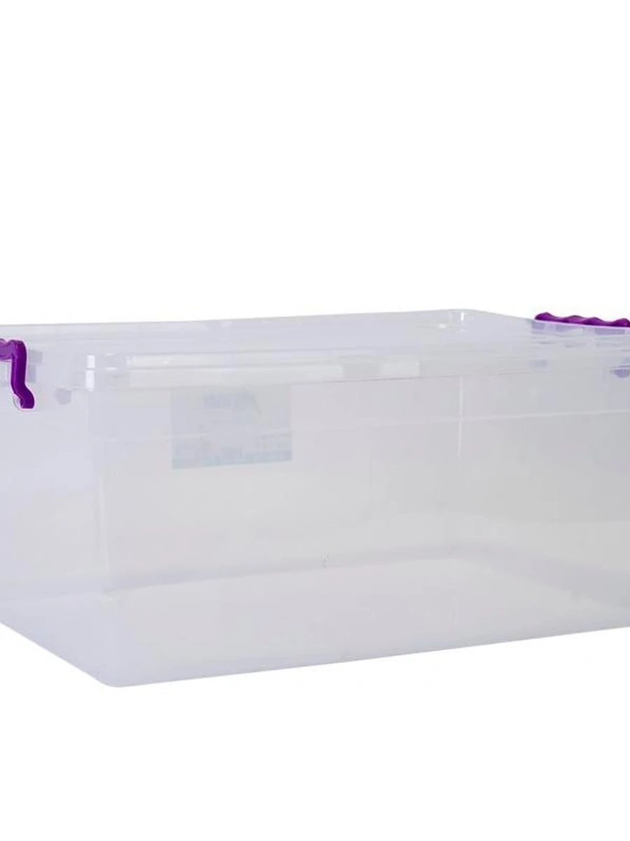 Контейнер для хранения Asude Plastik с крышкой 20 л Прозрачный