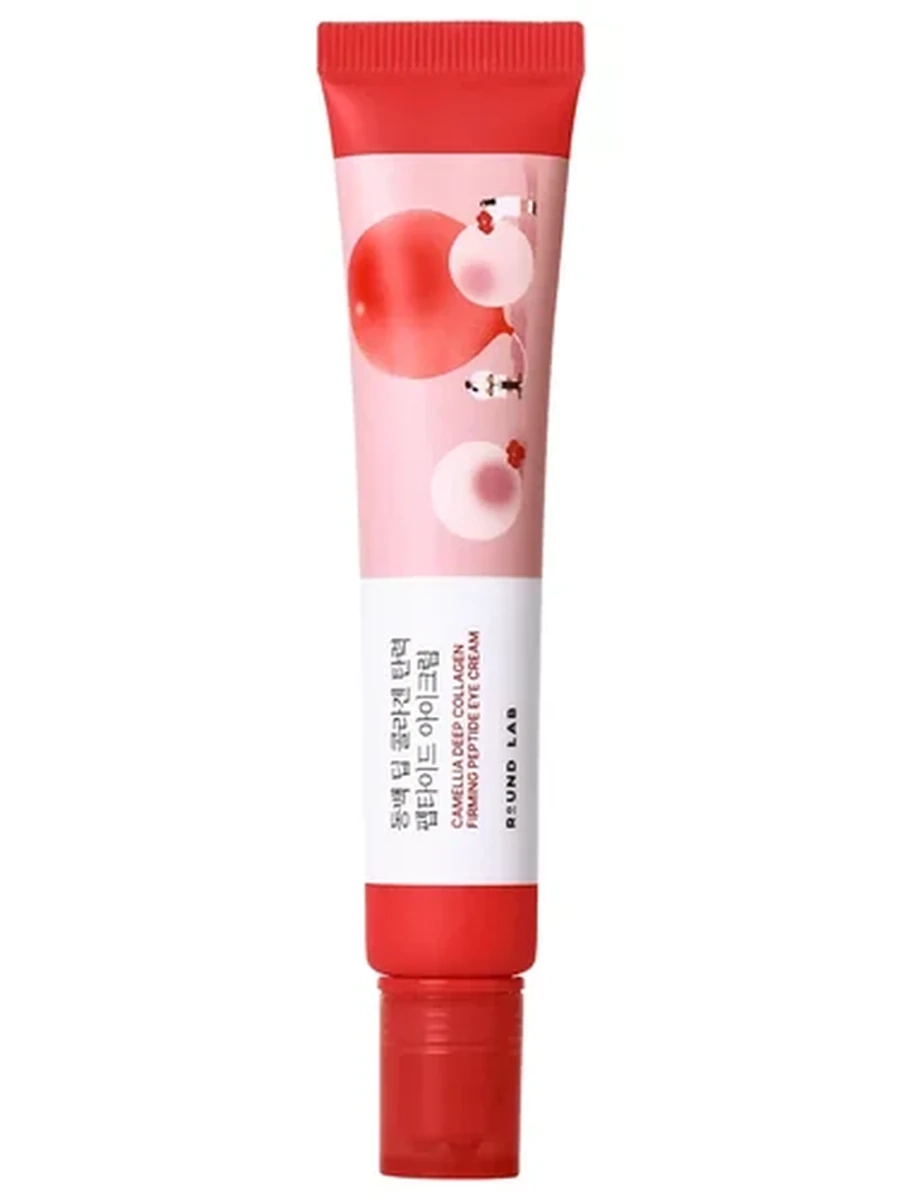 Интенсивно увлажняющий крем для кожи вокруг глаз  Round Lab Camellia Deep Collagen Eye Cream