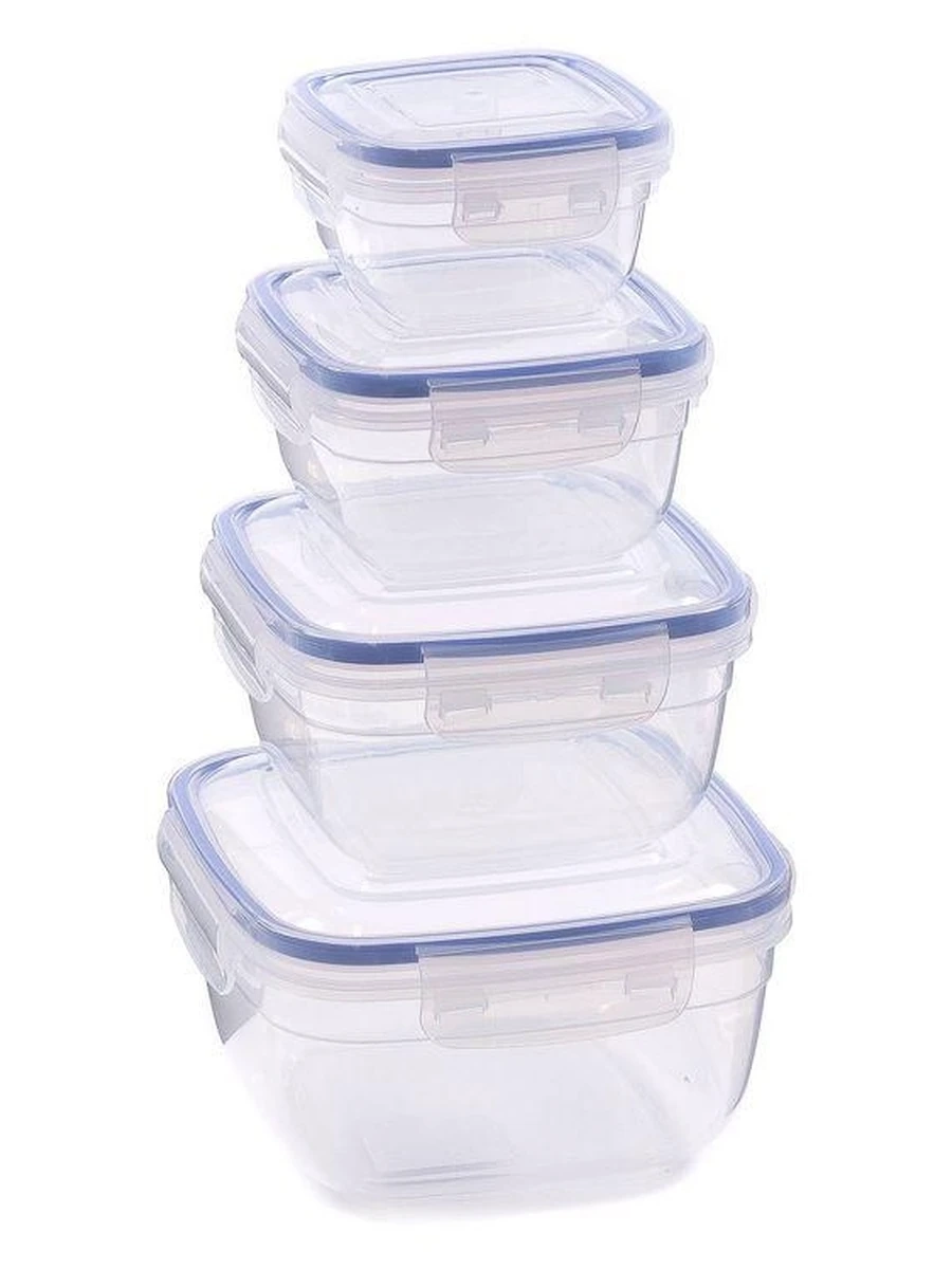 Набор контейнеров ASD 011 ASUDE (4 штук)