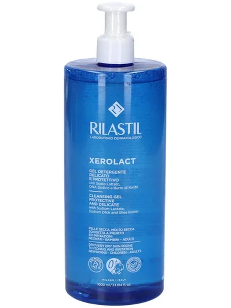 RILASTIL XEROLACT Очищающий гель 1000мл