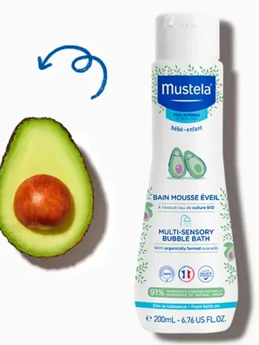 Mustela Пена для ванны 200мл