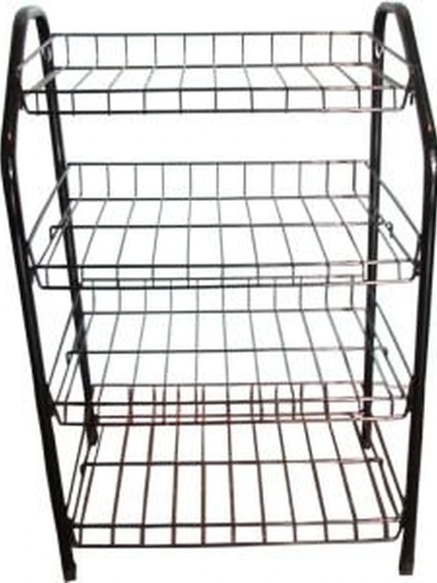 Обувной полка сетка 4 полочная