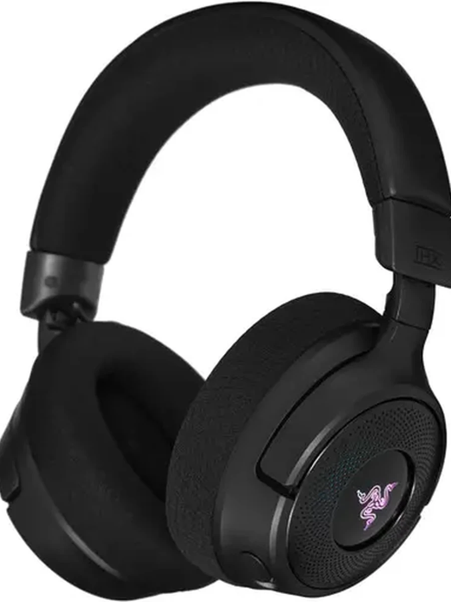 Наушники беспроводные Razer Kraken V4 Black[Охватывающие, закрытые,12–28 000 Гц, микр., рег.громк., 2.4G+BT]