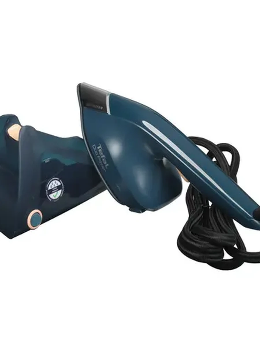 Утюг Tefal DUO POWER JF4032E0 [1700 Вт, поток пара: 25 г/мин, удар: 180 г/мин, объем: 400 мл, подошва: нерж.сталь, AutoOff,синий]