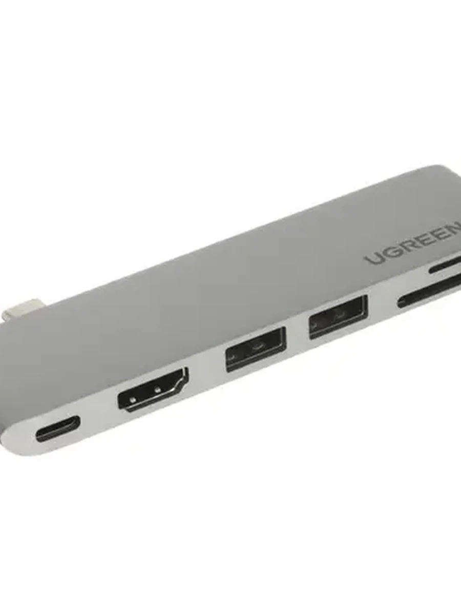 Док-станция UGREEN CM380 (80856) USB-C Multifunction Adapter мультифункциональный. Цвет: серый