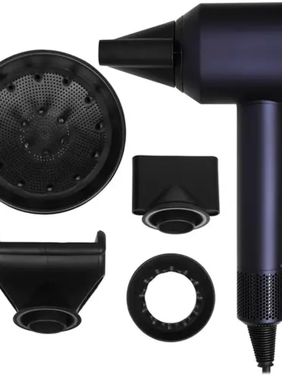 Фен Aceline Super Hair Dryer синий/золотой [3 м шнур, компактный, 1600Вт, ионизация]