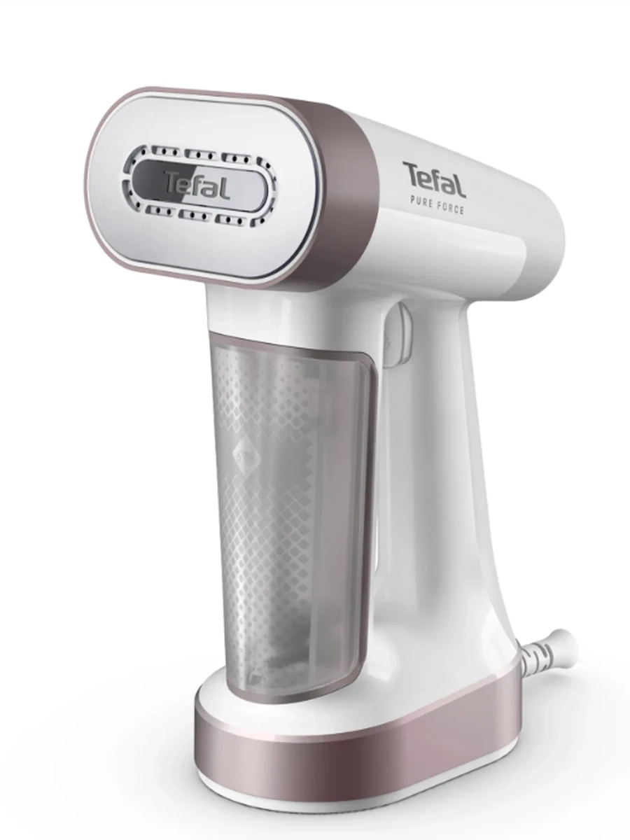 Отпариватель TEFAL Pure Force DT8720E0 180mL ручной белый/розовый