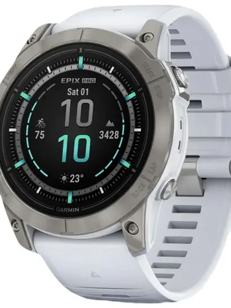 Умные часы Garmin Epix Pro Gen 2 51mm Sapphire White Titanium