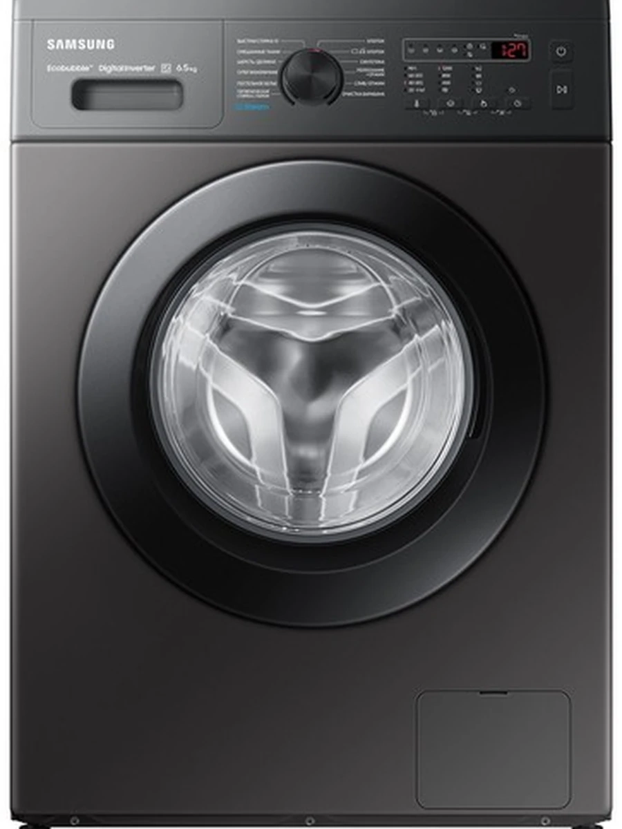 Стиральная машина Samsung WW65AG4S21CXLD, черно-серый