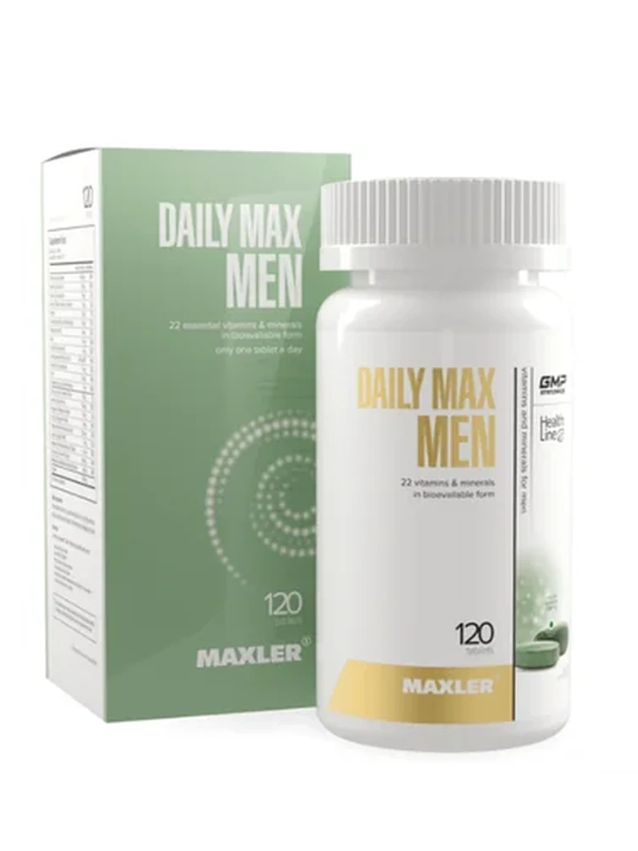 Витамины для мужчин Maxler Daily Max Men 120 шт.
