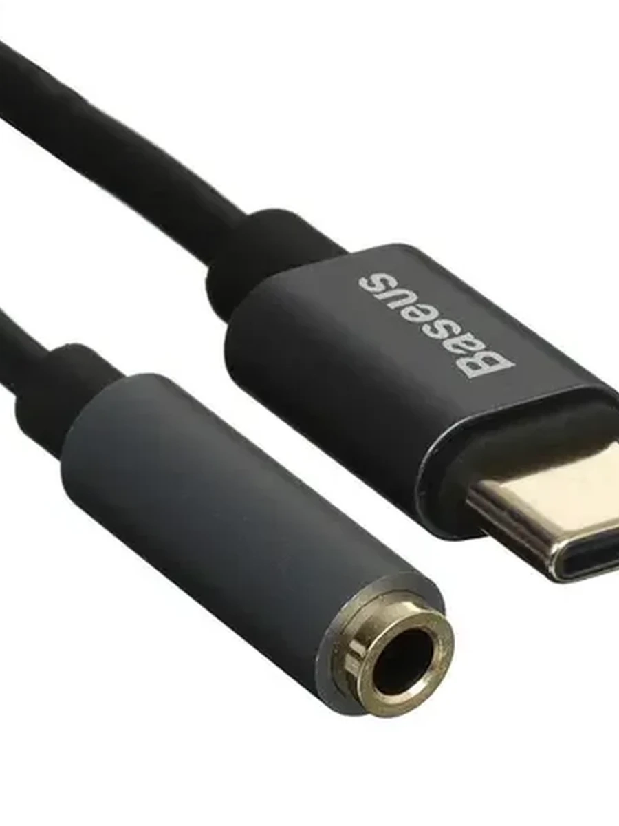 Адаптер Baseus Type-C Male to 3.5mm Female Adapter L54,Серый