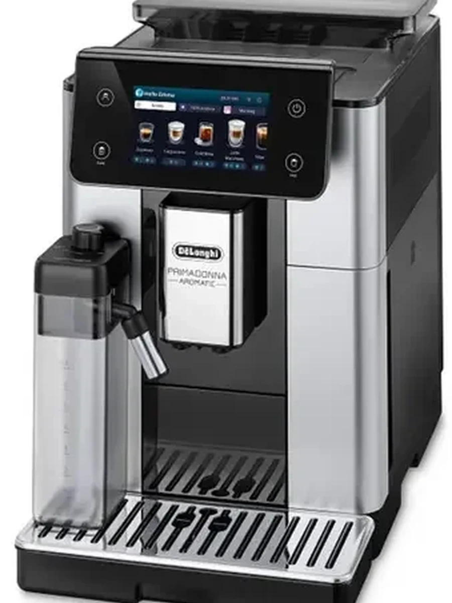 Кофемашина автоматическая Delonghi ECAM630.75.TSM металлик [1450 Вт, 19 Бар, автоматический, 2.2 л, дисплей, исп. кофе - зерновой, молотый]