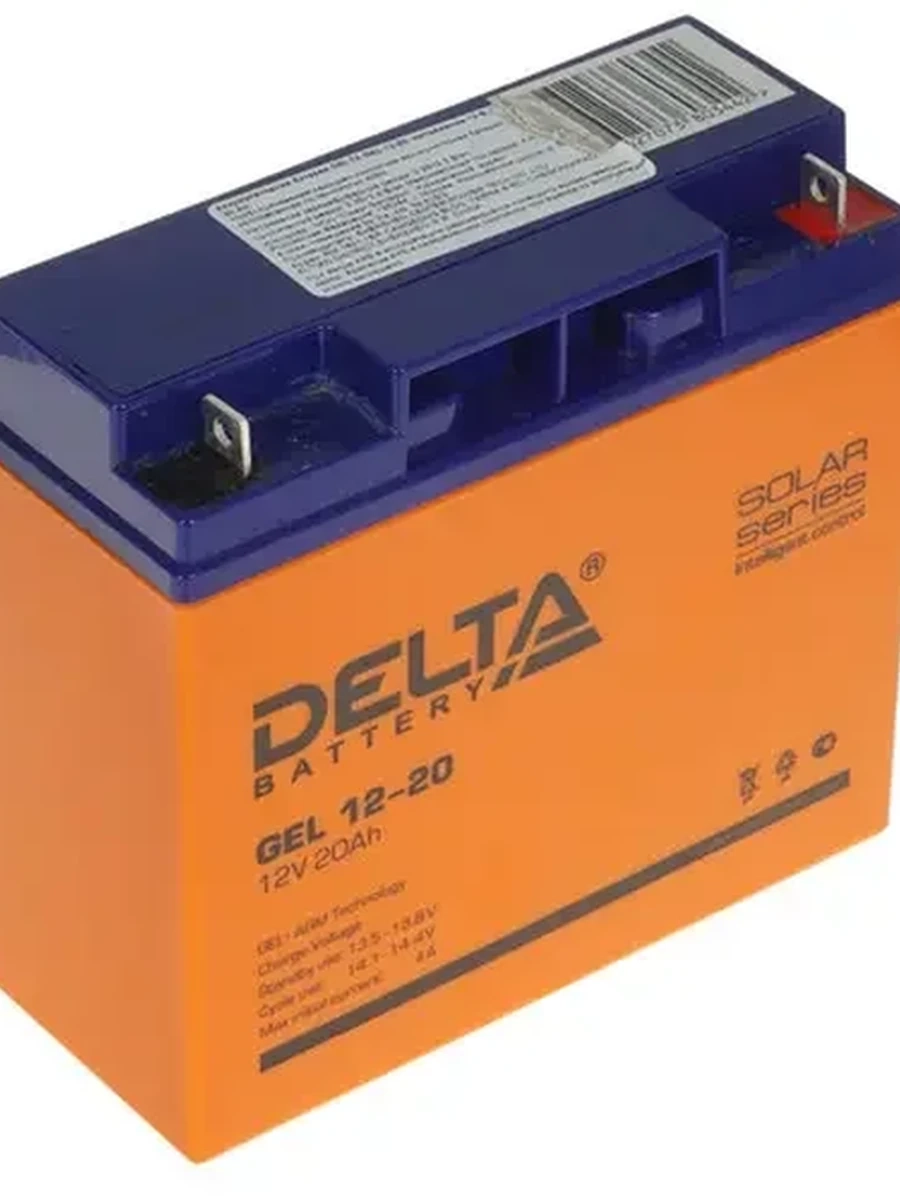 Аккумулятор Delta GEL 12-20 [12 В, 20 А*ч]