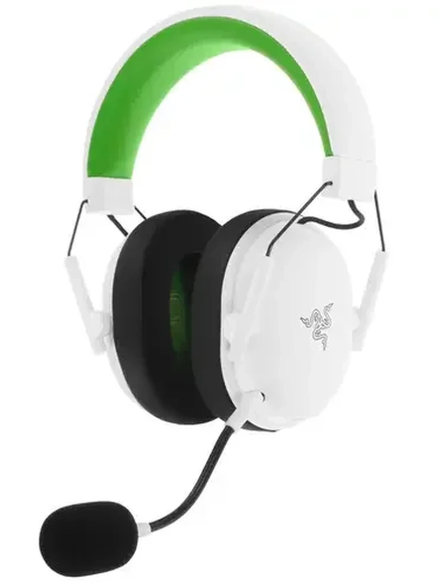 Наушники беспроводные Razer BlackShark V3 X Hyperspeed for Xbox [охватывающие 50mm, TriForce, функция быстрой зарядки, 2.4G+Bt+USB, белый]