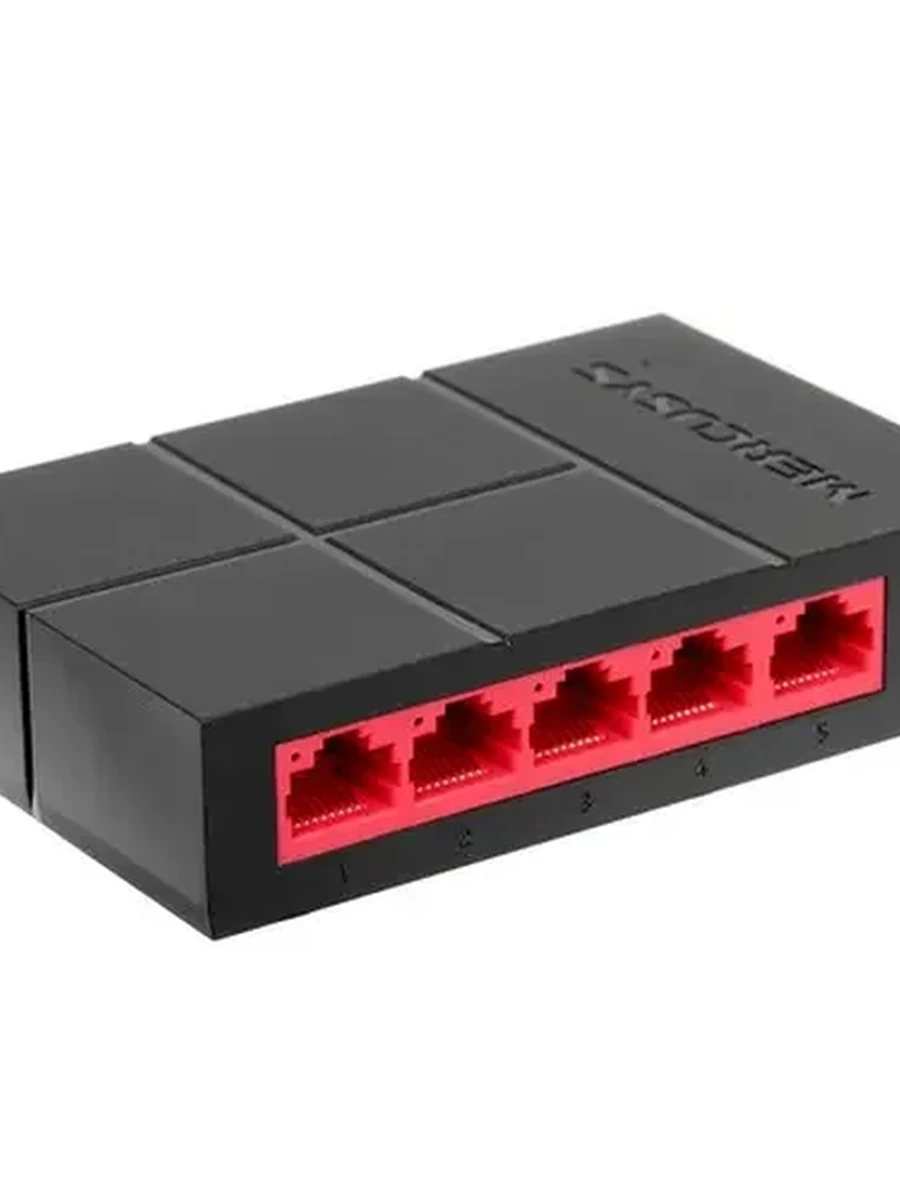 Коммутатор Mercusys MS105G 5x10/100/1000Base-TX, Unmanaged