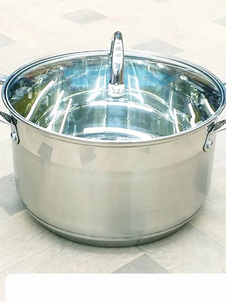 Кастрюля из нержавеющей стали от фирмы "Vikalina 2\3\5\7\9.8\11\14\17.5 литр