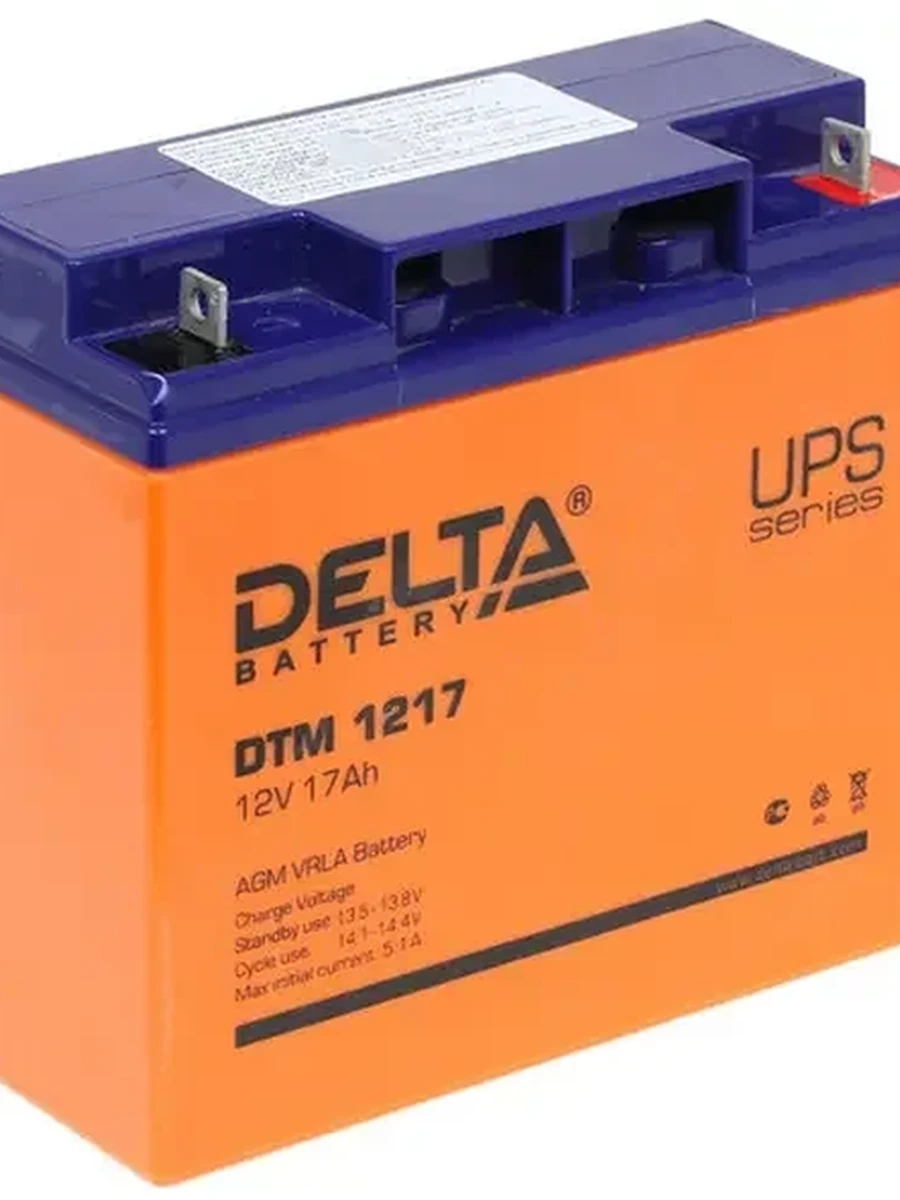 Аккумулятор Delta DTM 1217 [12V 17Ah]