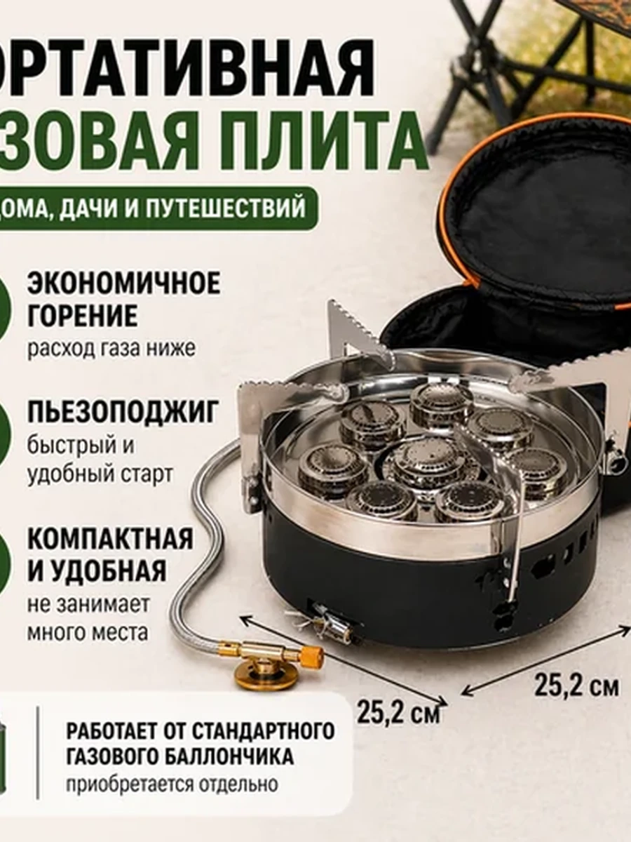 Портативная газовая плита