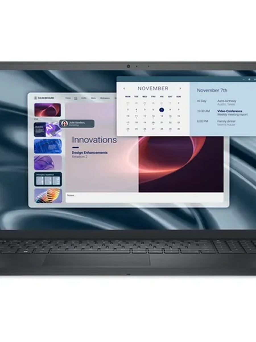 Ноутбук Dell Pro15 Essential [15.6"], (Intel Core 3 100U 6/8, 4.70ГГц, 10МБ, 10нм), 12ГБ DDR4, 240ГБ HDD, 15.6" IPS 1920x1080, DOS, Черный