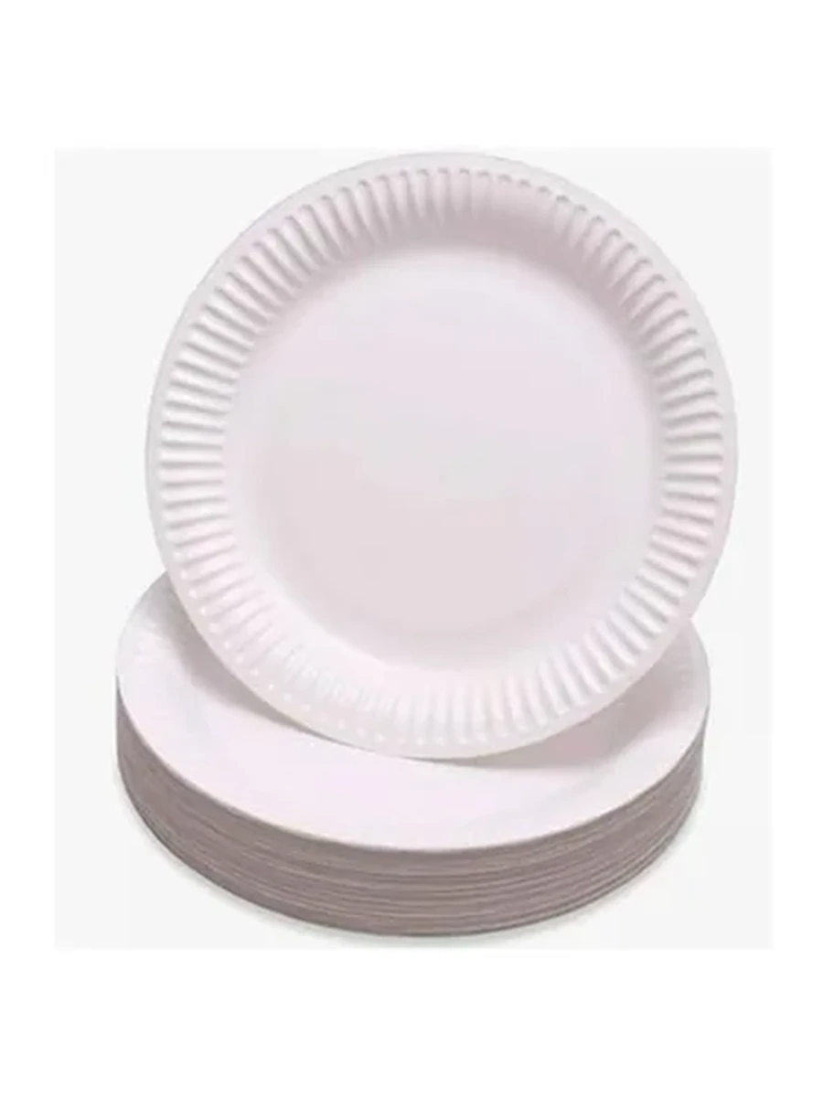 ТАРЕЛКА ОДНОРАЗОВАЯ БУМАЖНАЯ 18СМ 10ШТ