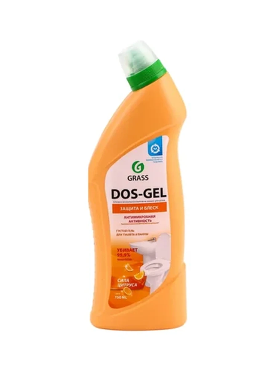 ДЕЗИНФ/ИЙ ЧИСТЯЩИЙ ГЕЛЬ DOS-GEL СИЛА ЦИТРУСОВ 0,75Л