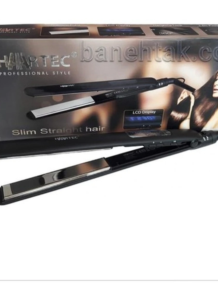 Профессиональный утюжок для волос с современным LCD-дисплеем Hartec HS-958A1