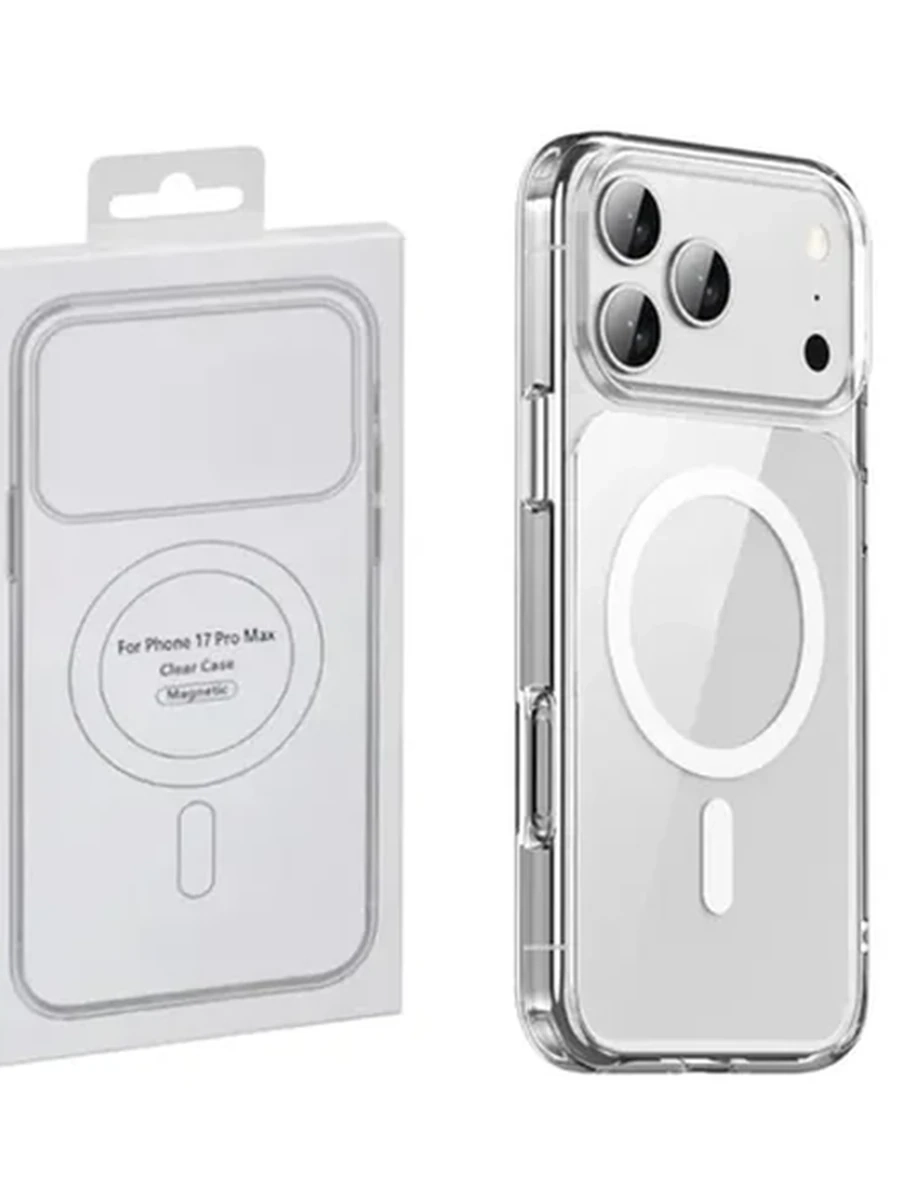 Чехол APPLE Clear Case с поддержкой MagSafe для iPhone 17 Pro Max Прозрачный