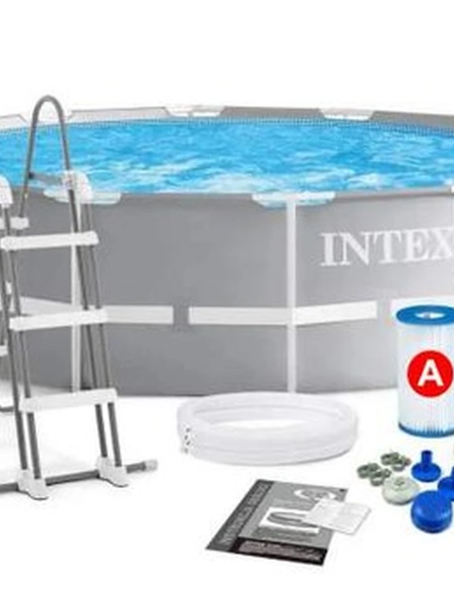 Intex 26718, каркасный бассейн 366 x 122 см Prism Frame Pool (Bestway 56420)