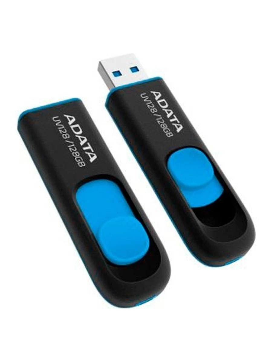 PEN DRIVE 128GB USB 3.2 A-DATA UV128 BLACK/BLUE