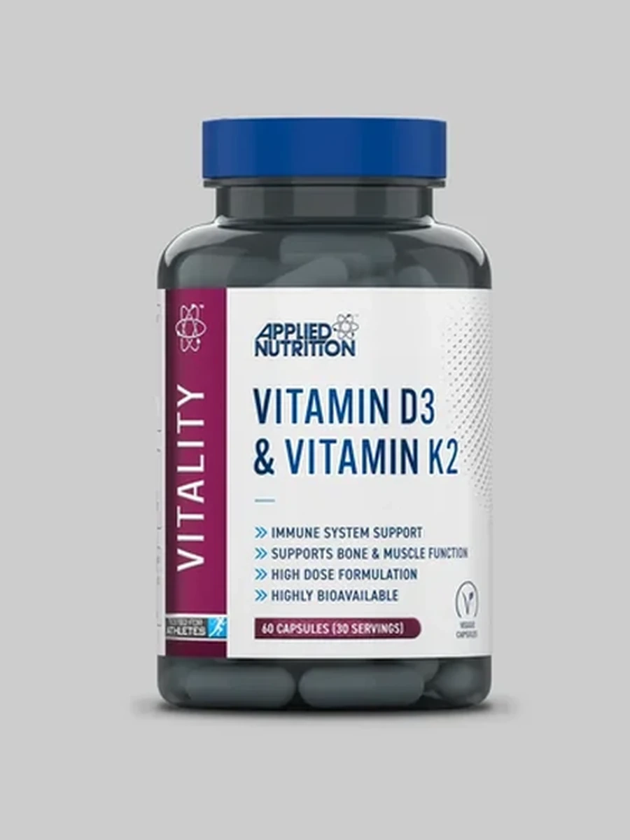 Витамин D3 & K2 Applied Nutrition 60 капс.