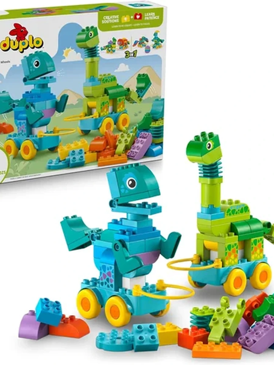 LEGO® 10451 DUPLO® Динозавры на колесах, 3в1