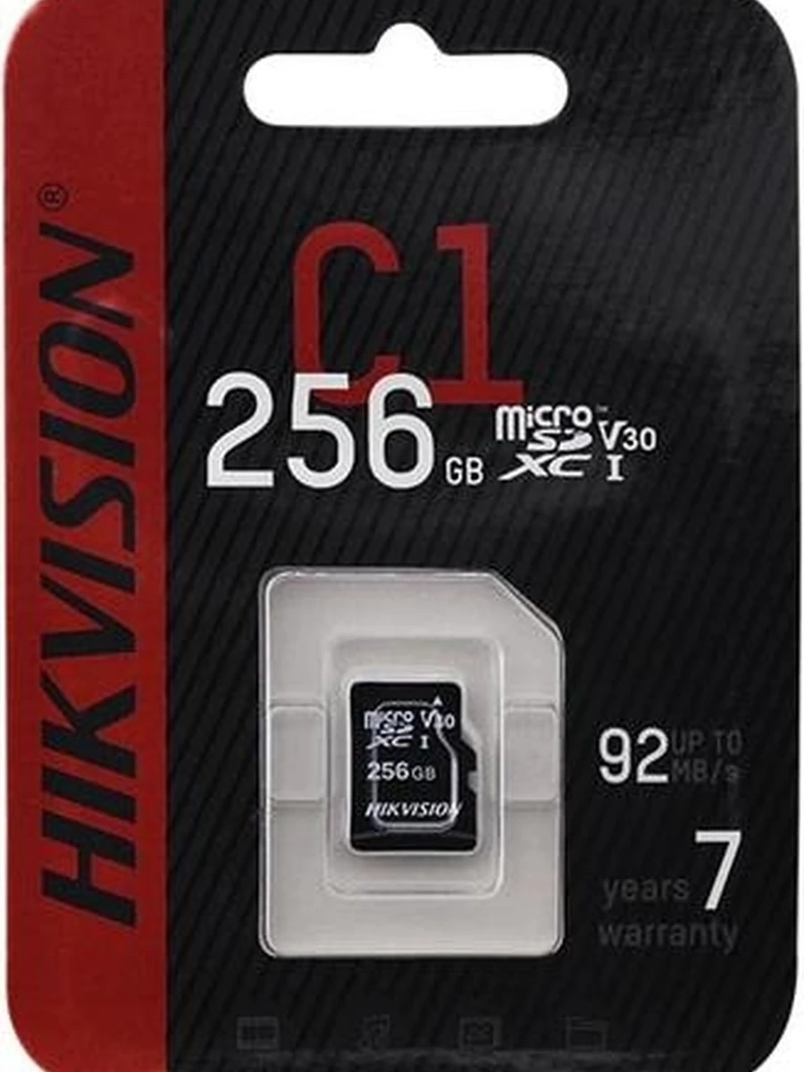 Micro Secure Digital Card (Trans Flash) 256GB HC10 HIKVISION HS-TF-C1
