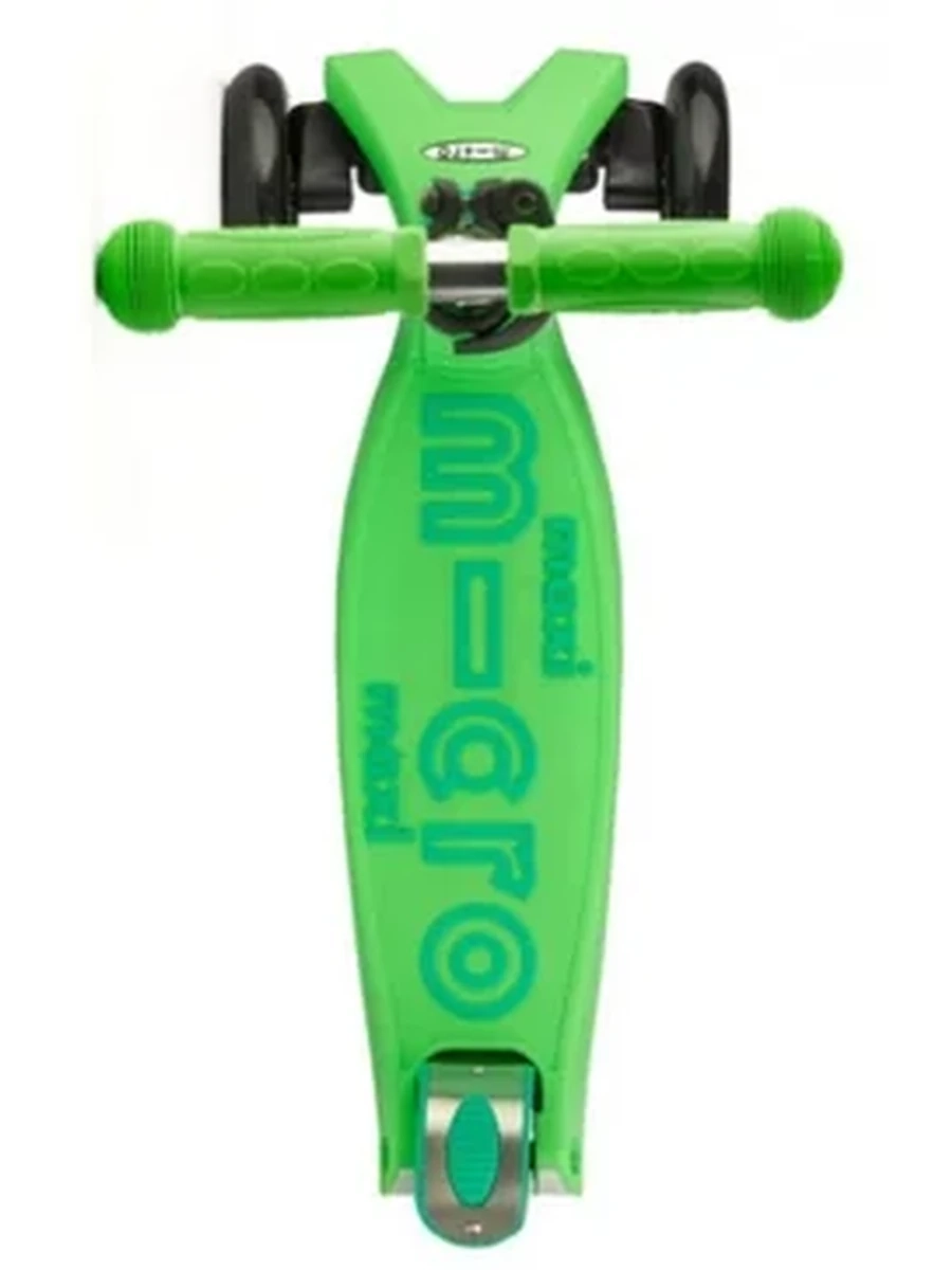 Micro Самокат Maxi Deluxe Green, от 4 лет