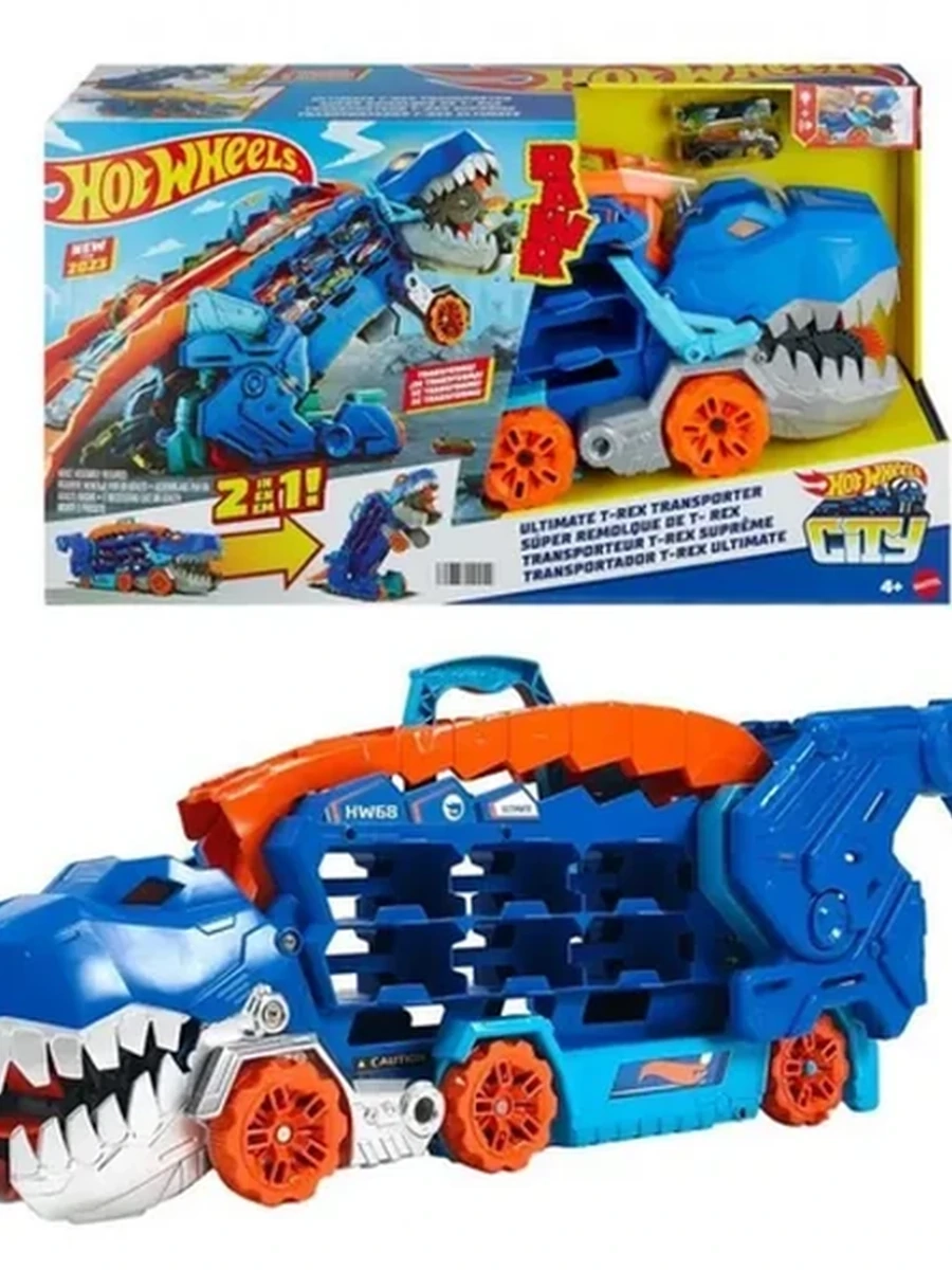 Машинка Mattel Hot Wheels City Ultimate T-Rex Грузовик