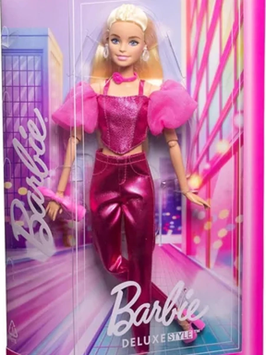 Кукла Mattel Barbie Deluxe Style Блондинка в розовом корсете, с аксессуарам