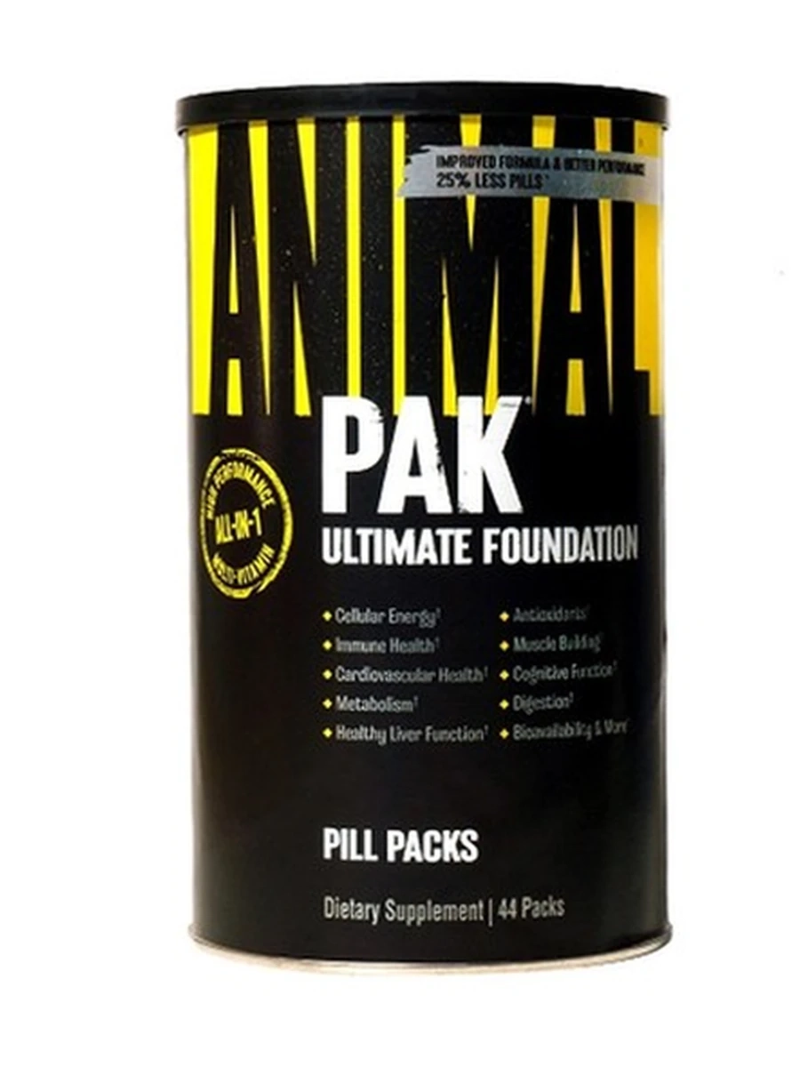 Мультивитамины. Animal pak, Universal Nutrition, 44 п