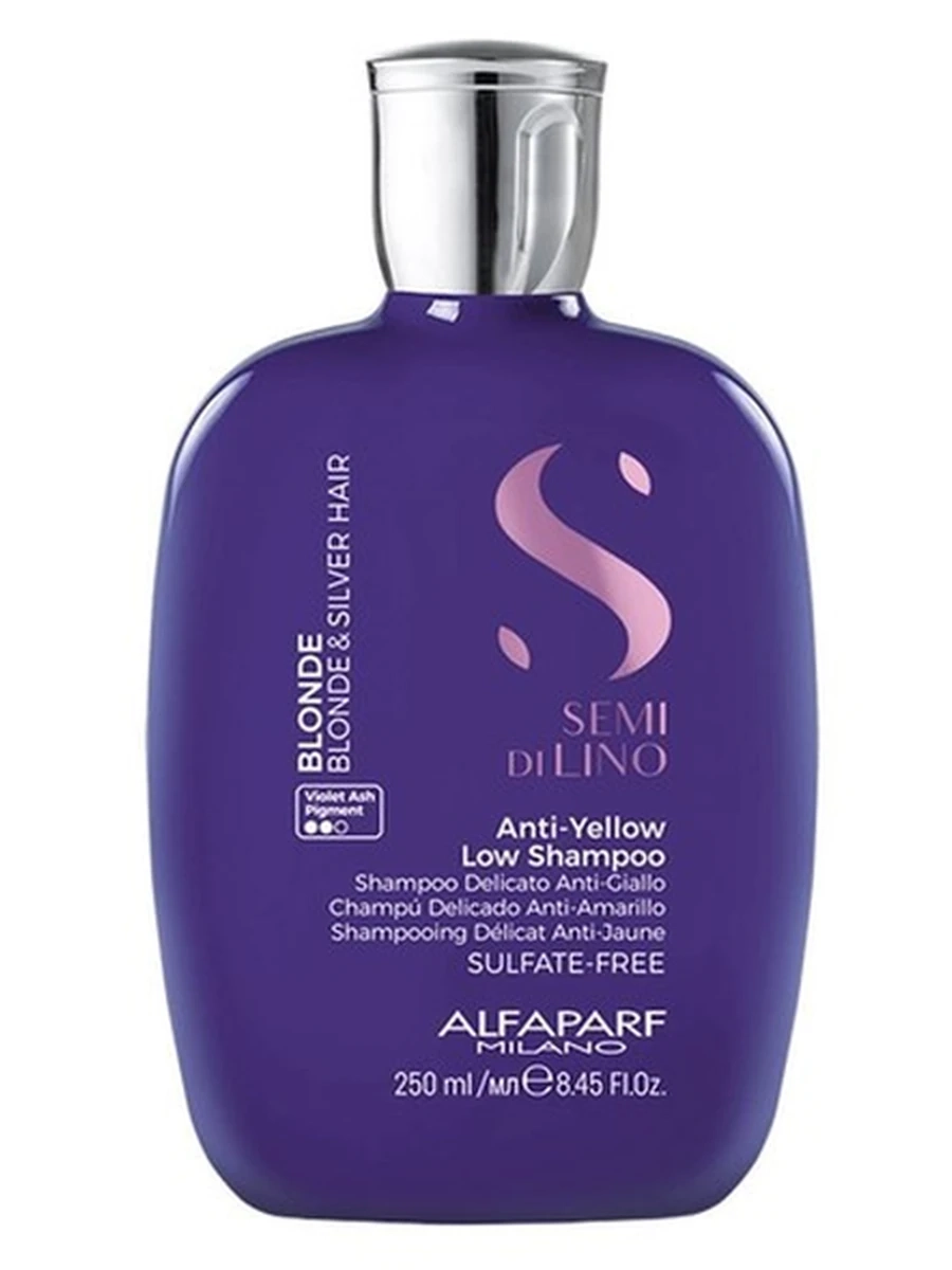 ALFAPARF BLONDE ANTI-YELLOW шампунь тонирующий анти-желтый 250мл