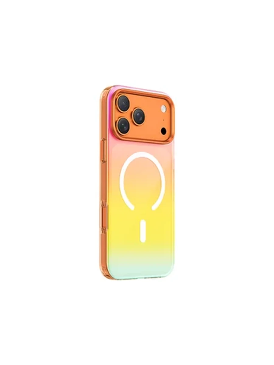 Чехлы KEEPHONE KP-MC0231 RAINBOW MagSafe Iphone 17Pro Max Gradient Dazzling Orange