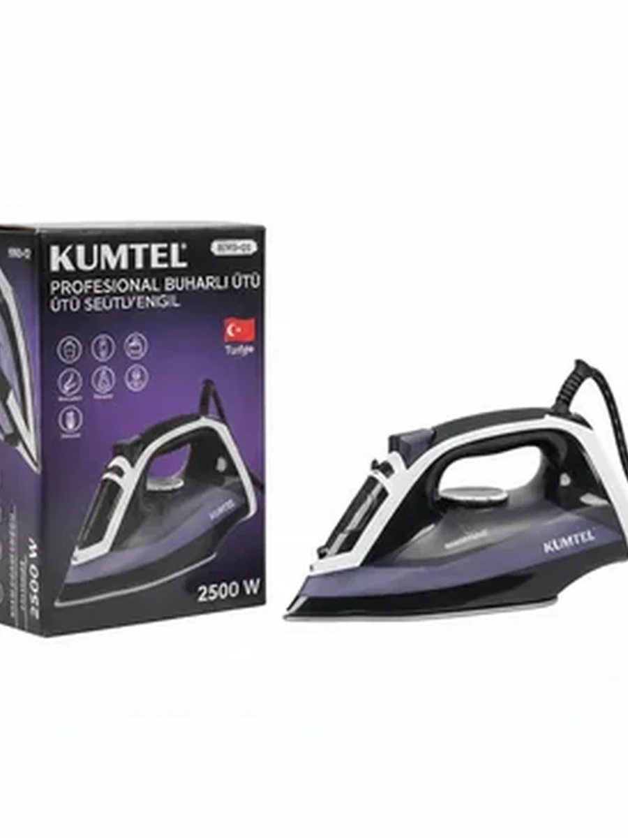 Паровой утюг Kumtel HMU-02 2500 Вт с керамической подошвой